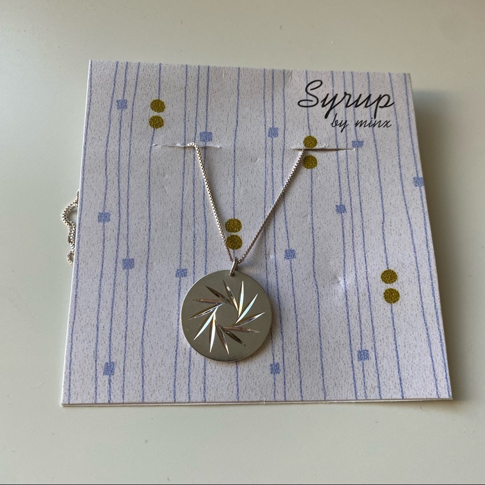 NWT/Never Worn Sterling Silver Necklace by Minx
